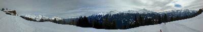 Panorama von der Hütte aus