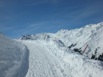 Panorama knapp vor der Hütte