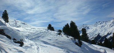 Tolle Wolkenstimmung gleich hinter der Hütte