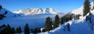 Panorama in der Nähe der Juifenalm