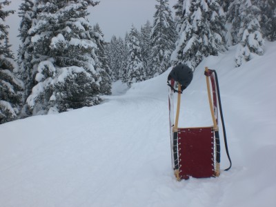 Knapp vor der Hütte