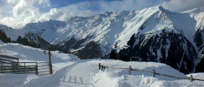 Panorama am Start der Rodelbahn