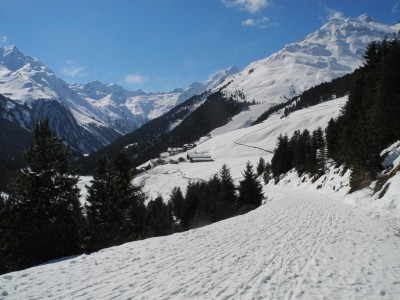 Blick zurück auf Praxmar