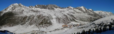 Das Panaorama von heute - es fehlt der Schnee