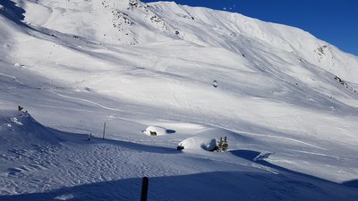 Blick hinter der Alm