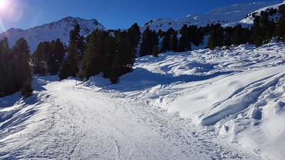 Im mittleren Teil der Strecke