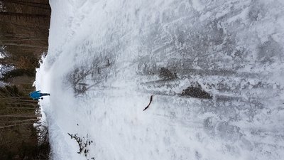 Ganz unten kommt teilweise die Straße durch