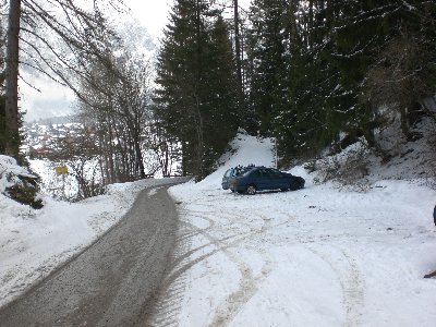 Rodelbahn GötznerAlm: Parkplatz unten